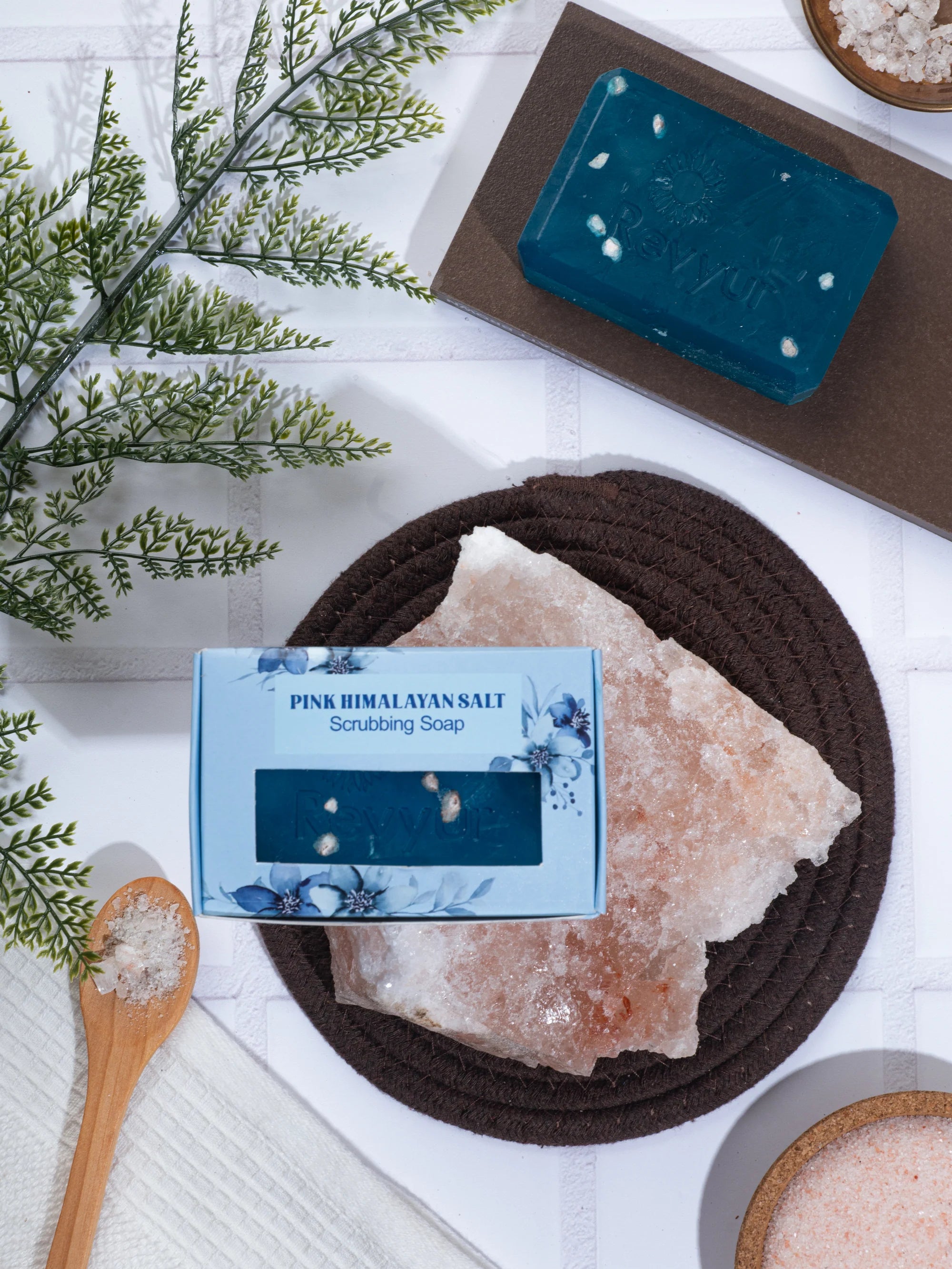 Revyur Pink Himalayan Salt Scrubbing Soap