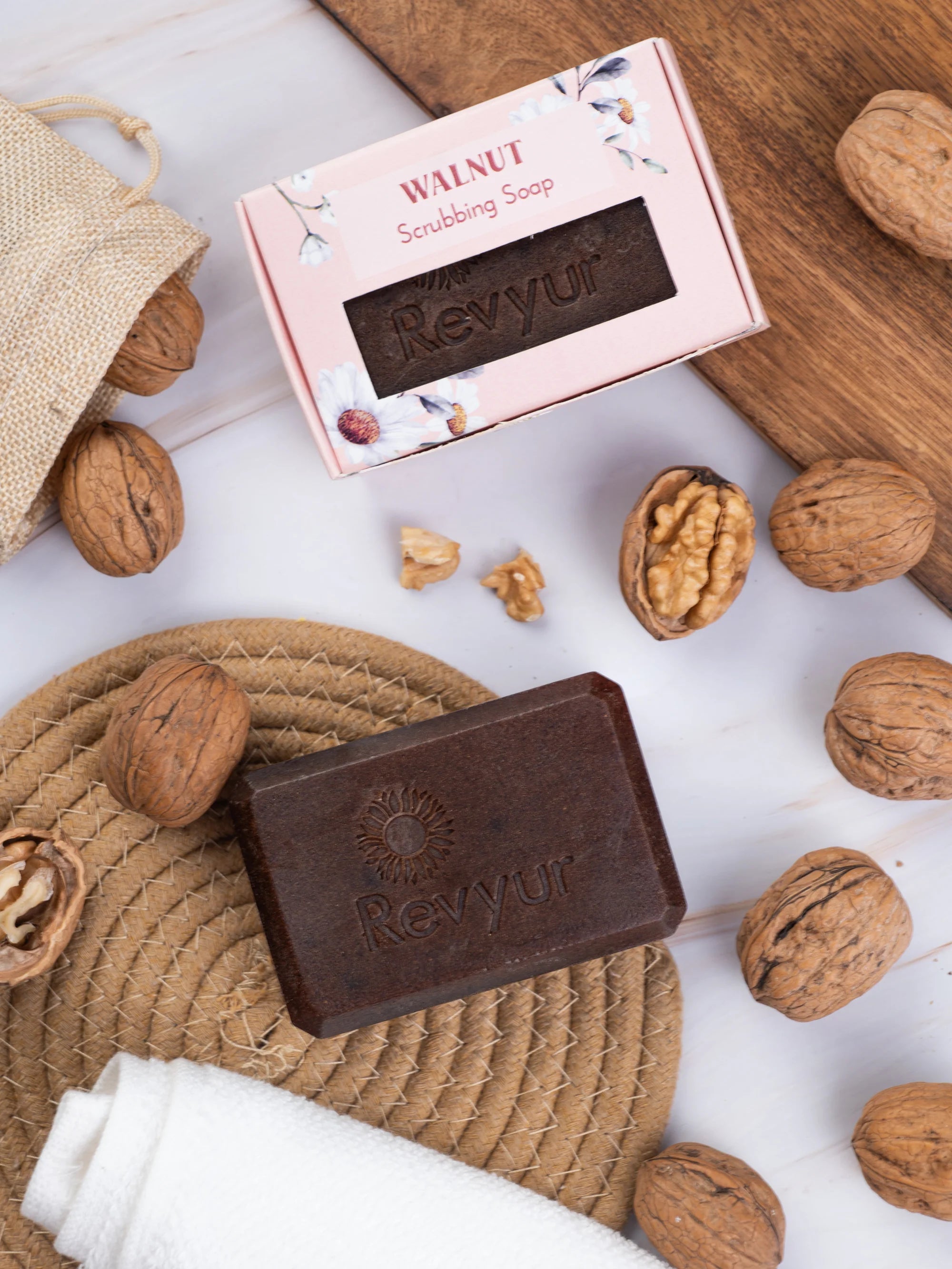 Revyur Walnut Scrubbing Soap