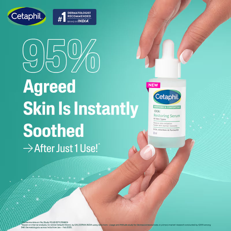 Cetaphil CICA Serum, Faster Barrier Recovery, Reduces Irritation