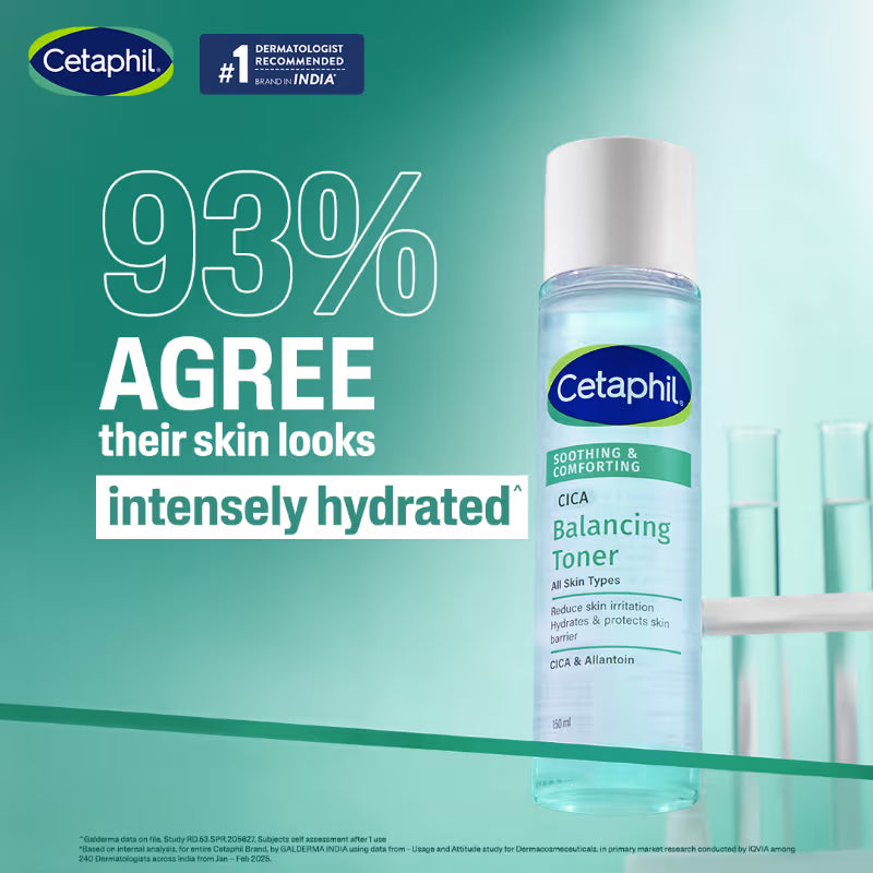 Cetaphil CICA Toner, Skin Barrier Protection, Reduces Irritation