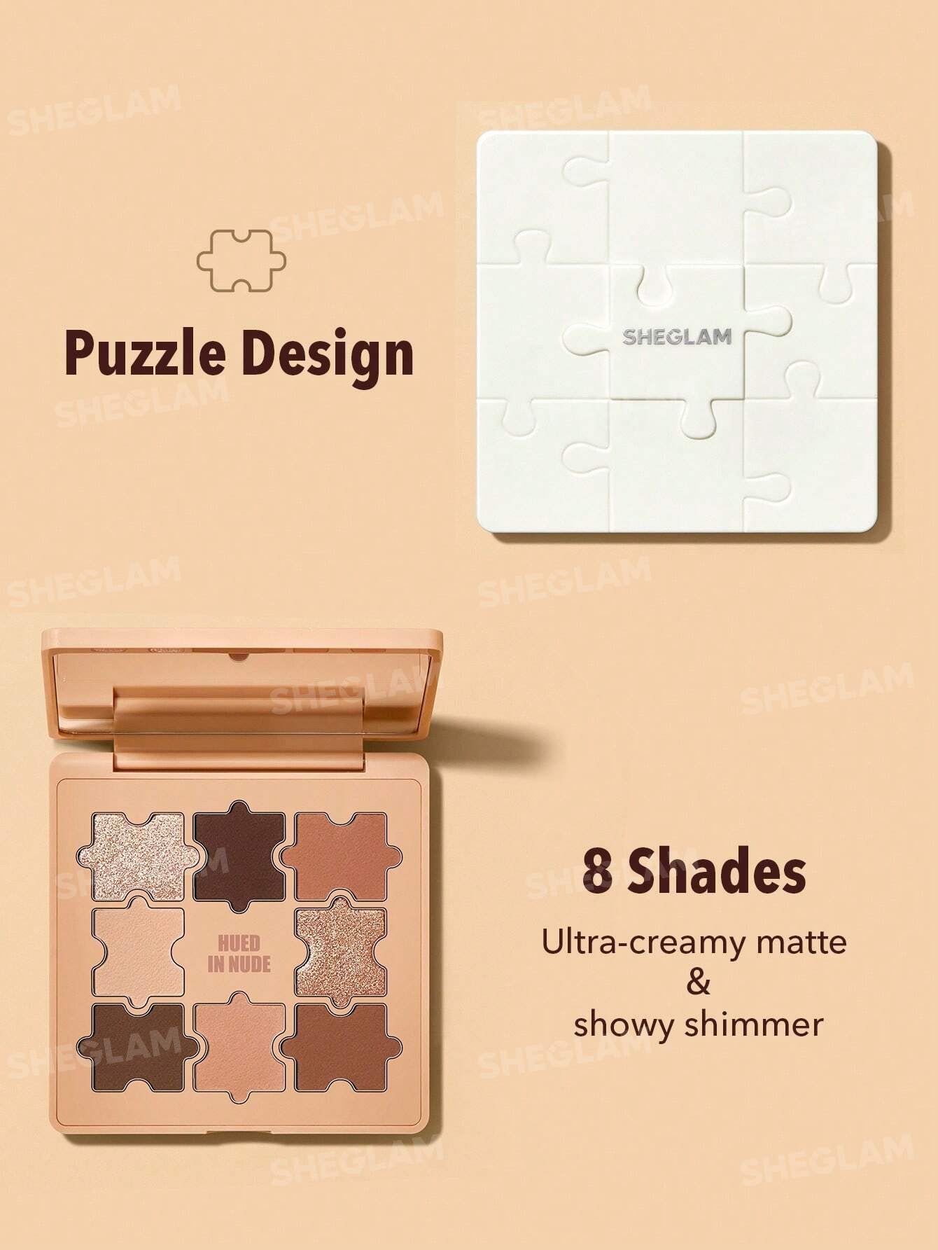 SHEGLAM Jazy Jigsaw Eyeshadow Palette-Mauve'ing On
