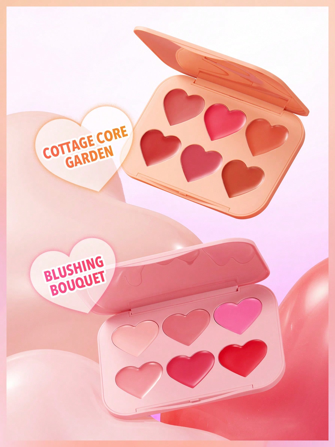 SHEGLAM Flush Crush Cream Blush Palette-Cottage Core Garden