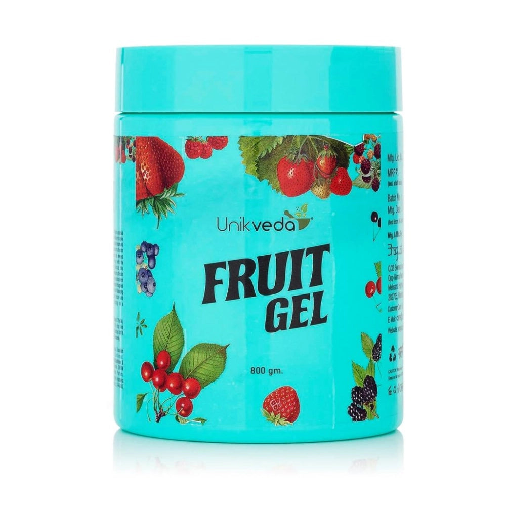 UNIKVEDA Fruit Gel + Face Scrub + Face Pack + Massage Cream 800g