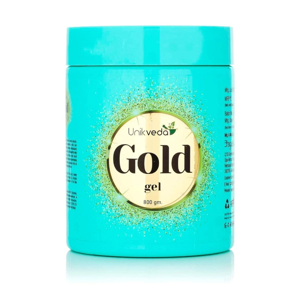 UNIKVEDA Gold Massage Face Scrub + Gel + Face Pack + Massage Cream 800g