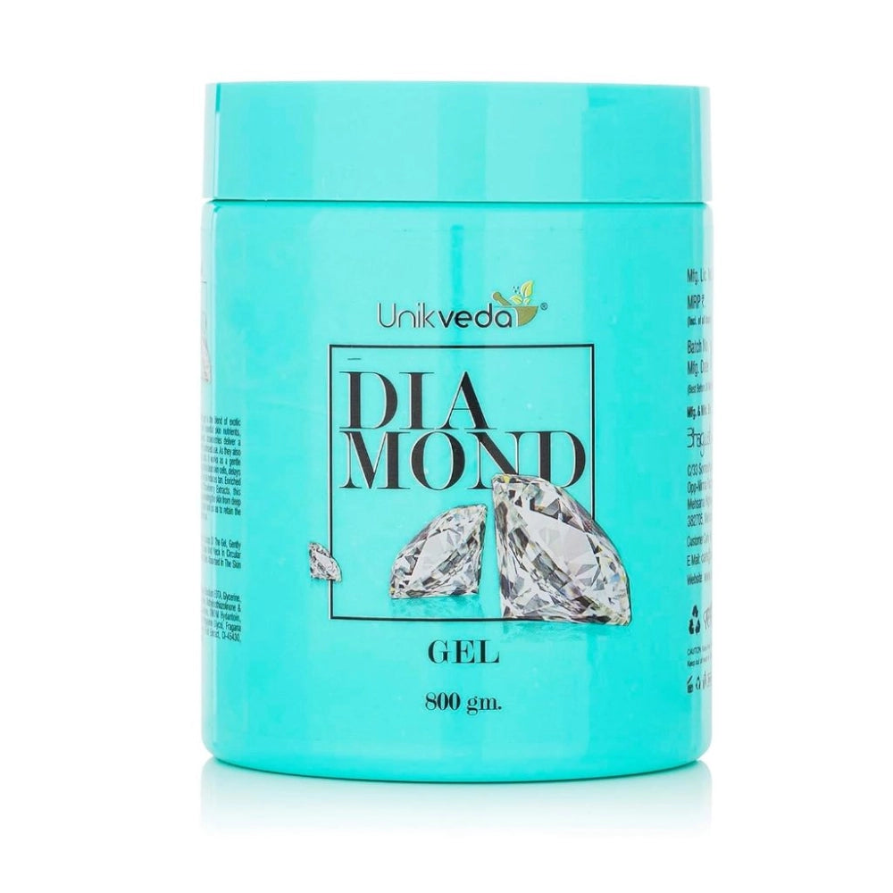 UNIKVEDA Diamond SET Massage Cream / Gel / Face Scrub / Face Pack 800g