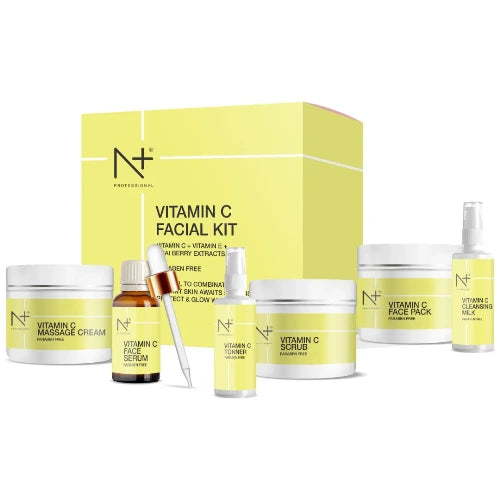 N Plus Vitamin C Facial Kit with Vitamin C, E, and Acai Berry Extracts 160GM