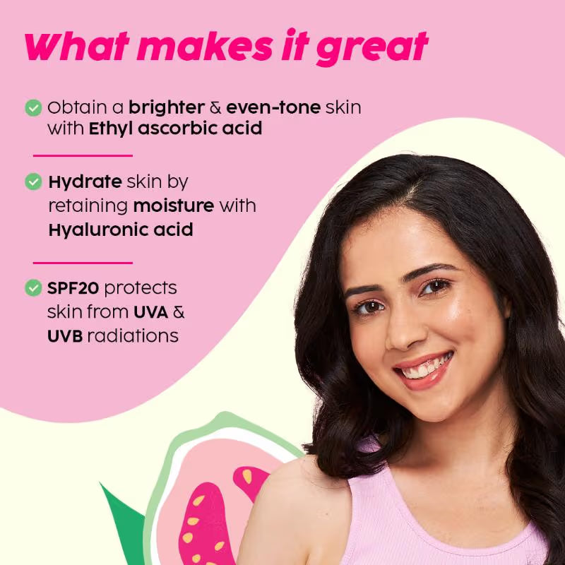 Plix 3% Vitamin C Guava Glow Smoothie Moisturizer