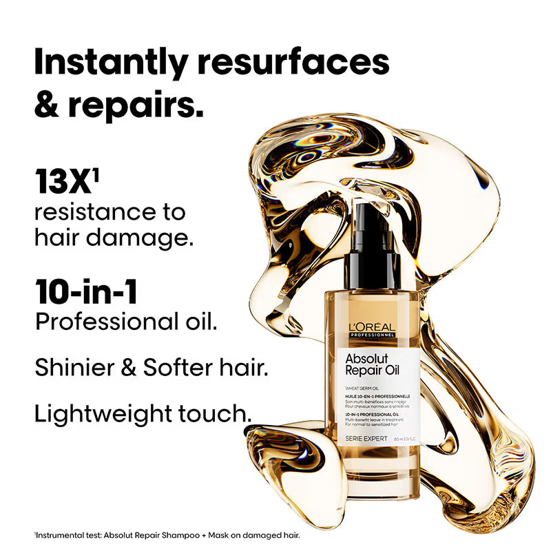 L'Oréal Professionnel Absolut Repair 10-in-1 Multi-Benefit Hair Serum