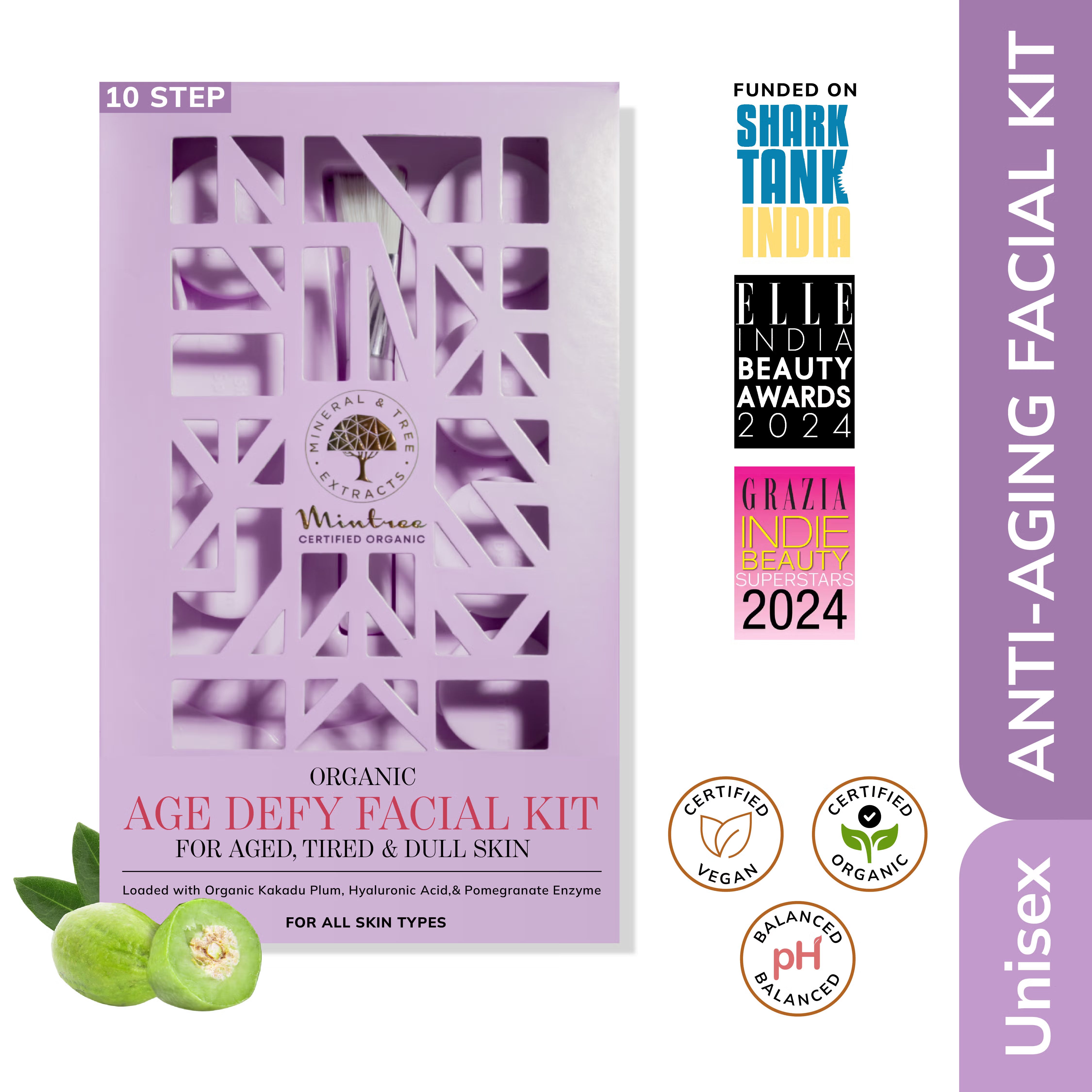 Mintree 10 step glow facial kit