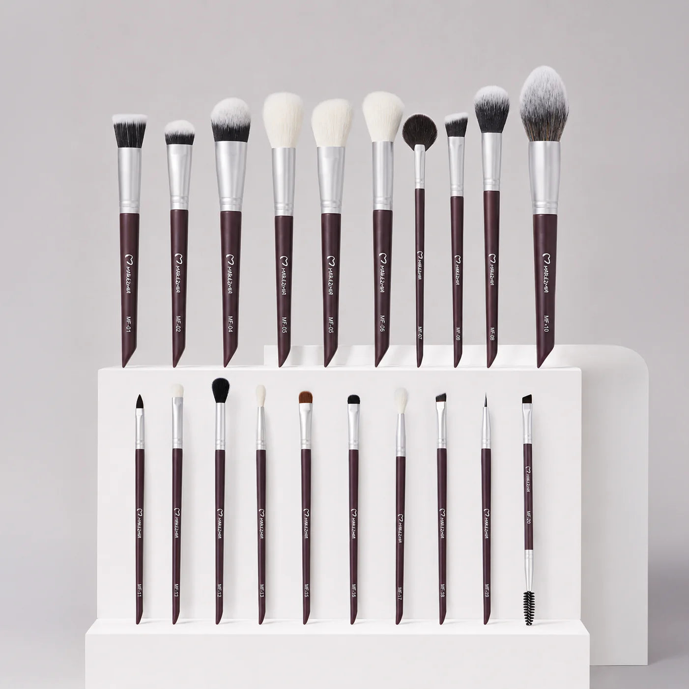 MAKEZMIA Face Edit 20 Brushes Makeup Set
