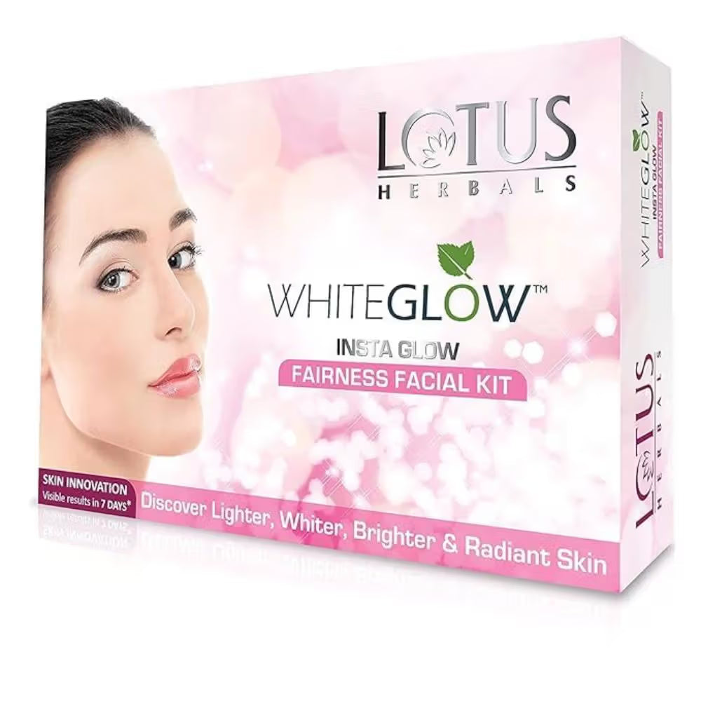 Whiteglow Insta Glow 4 in 1 Facial Kit | For Radiant Glowing Skin | Natural Ingredients 40gm