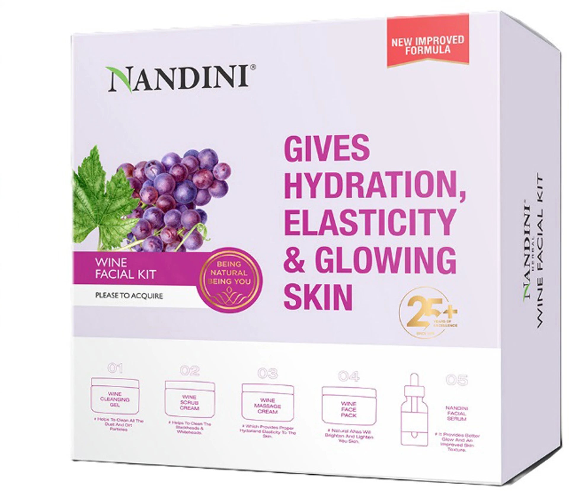 Nandini Organic Wine Facial Kit