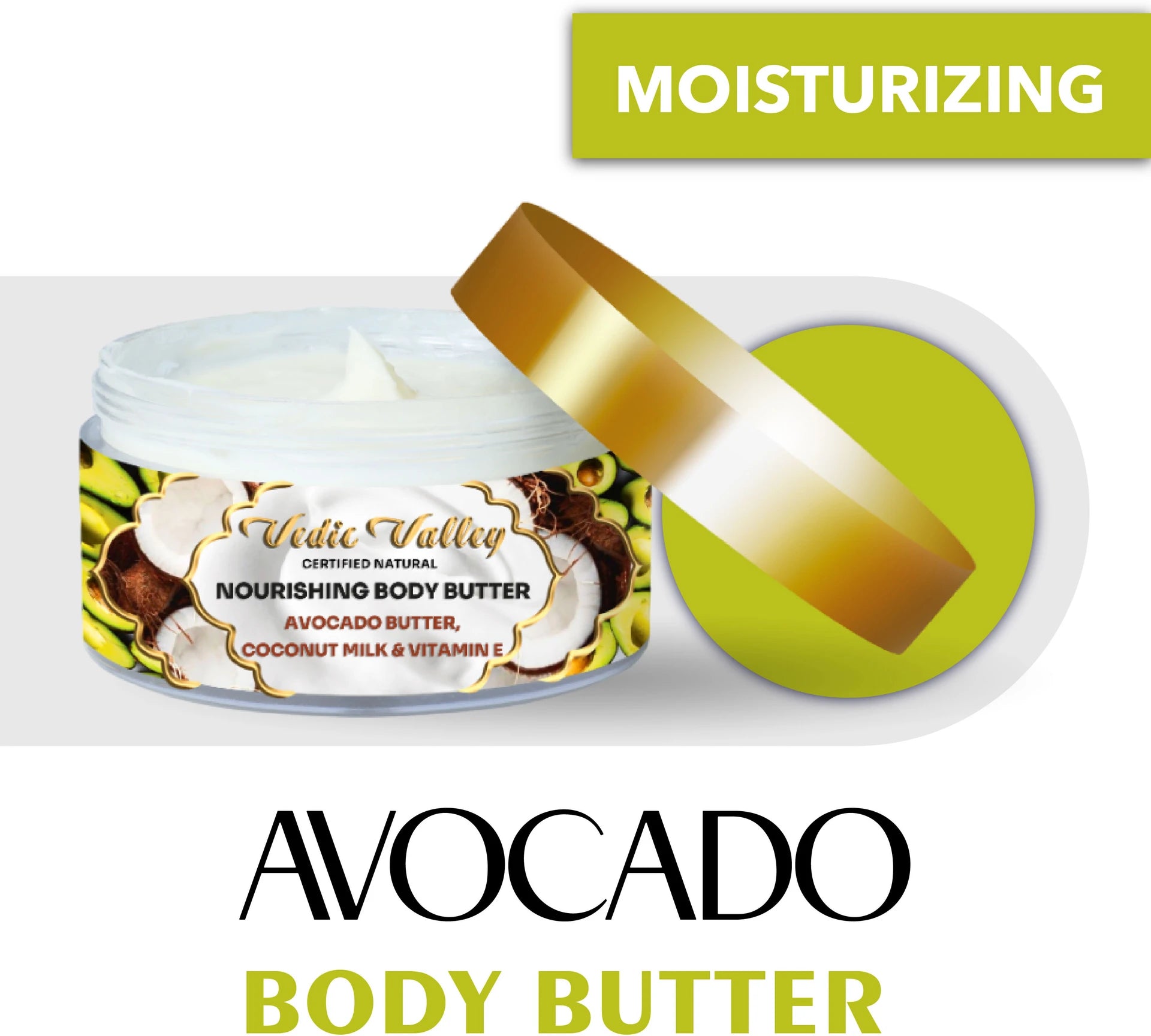 Vedic Valley Body Butter Nourishing Certified Natural