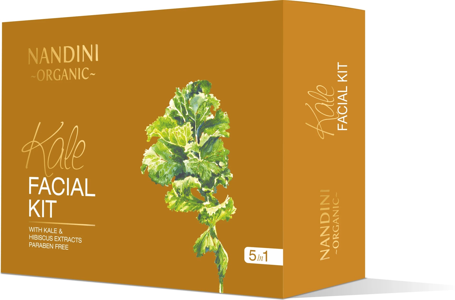 Nandini Organic Kale Facial Kit, With Kale & Hibiscus Extracts
