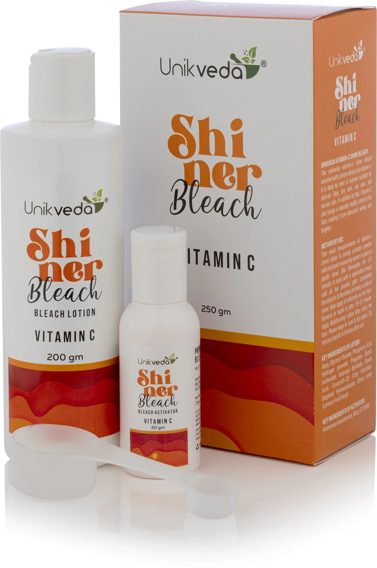 UNIKVEDA VITAMIN-C SHINER BLEACH 500gm