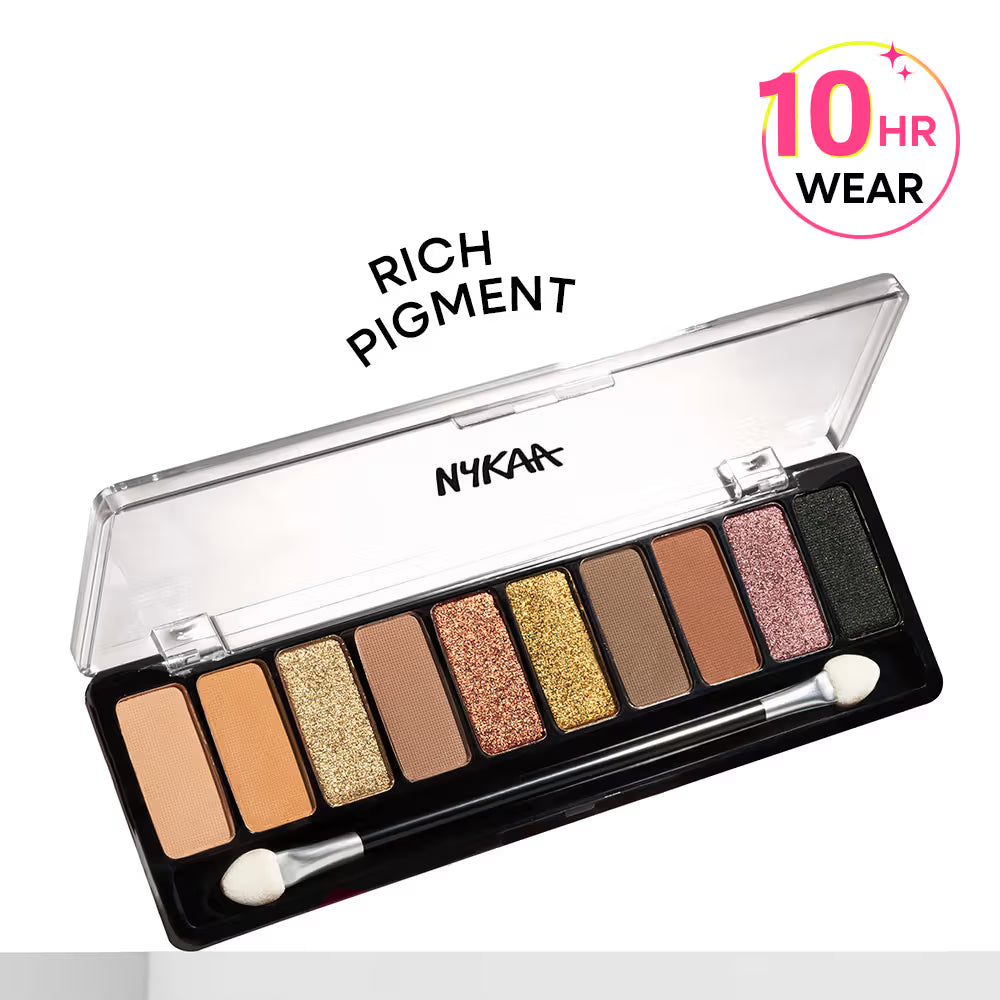 Nykaa Eyes On Me! 10-in-1 Eyeshadow Palette