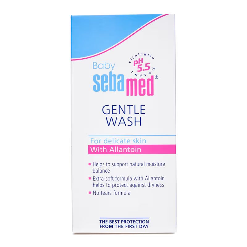 Sebamed Baby Gentle Wash, pH 5.5, Baby Body Wash, Soap Free, Tear Free