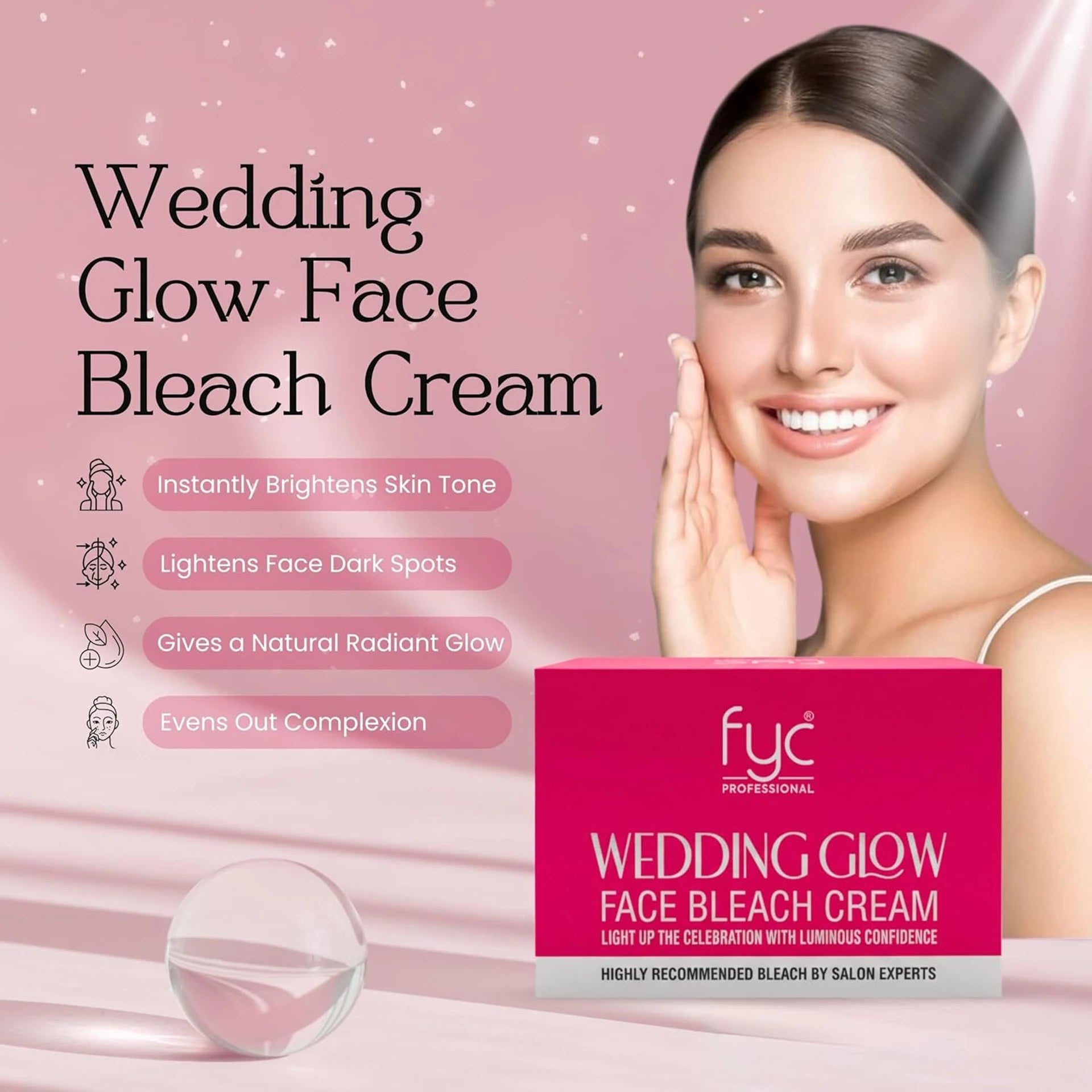 FYC PROFESSIONAL Wedding Glow Face Bleach Cream