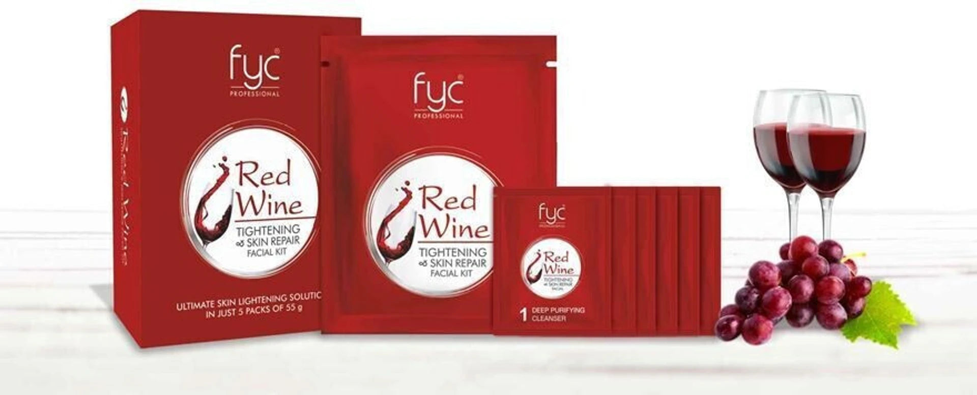 FYC PROFESSIONAL Red-Wine Facial Pouch 275 g