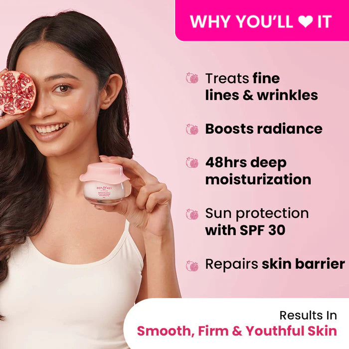 Pomegranate + Multi-Peptide Anti Ageing Moisturizer SPF 30