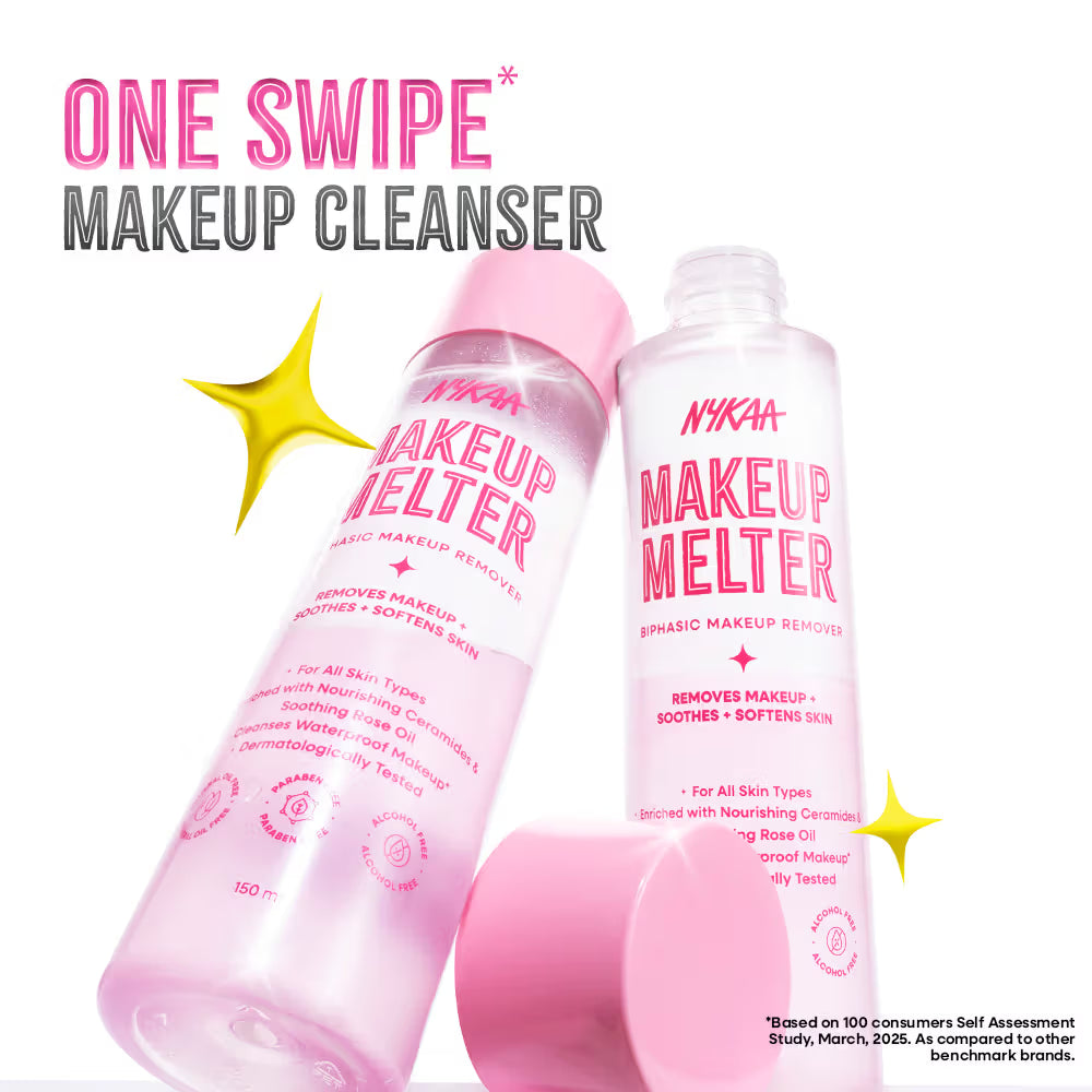 Nykaa Makeup Melter Oil-Infused Cleansing Water & makeup remover