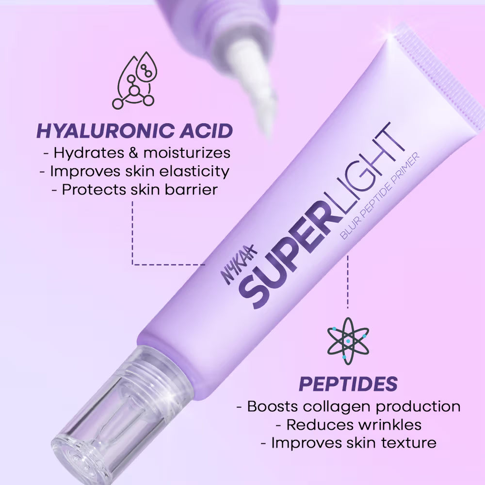 Nykaa Cosmetics Superlight Blur Peptide Primer
