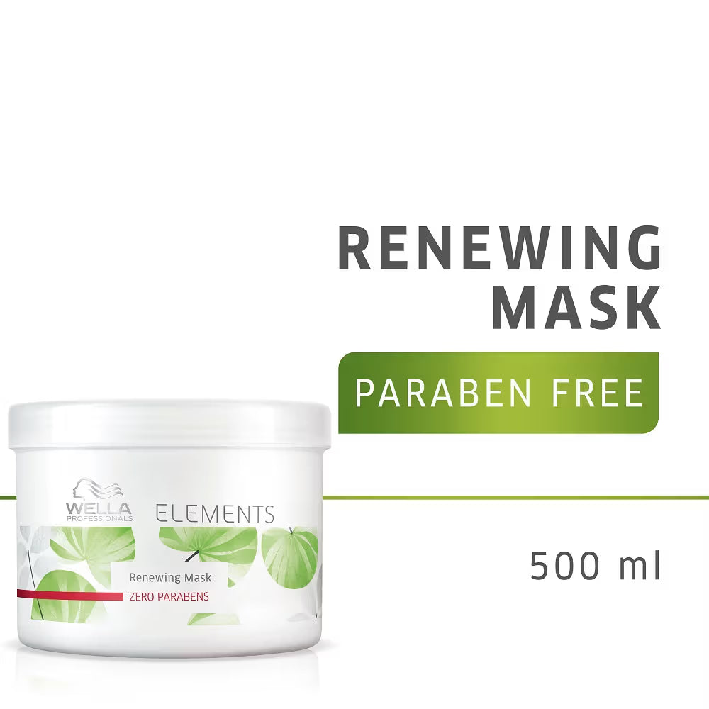 Wella Professionals Elements Renewing Sulphate Free Hair Mask for Frizz-Free & Detangled Hair
