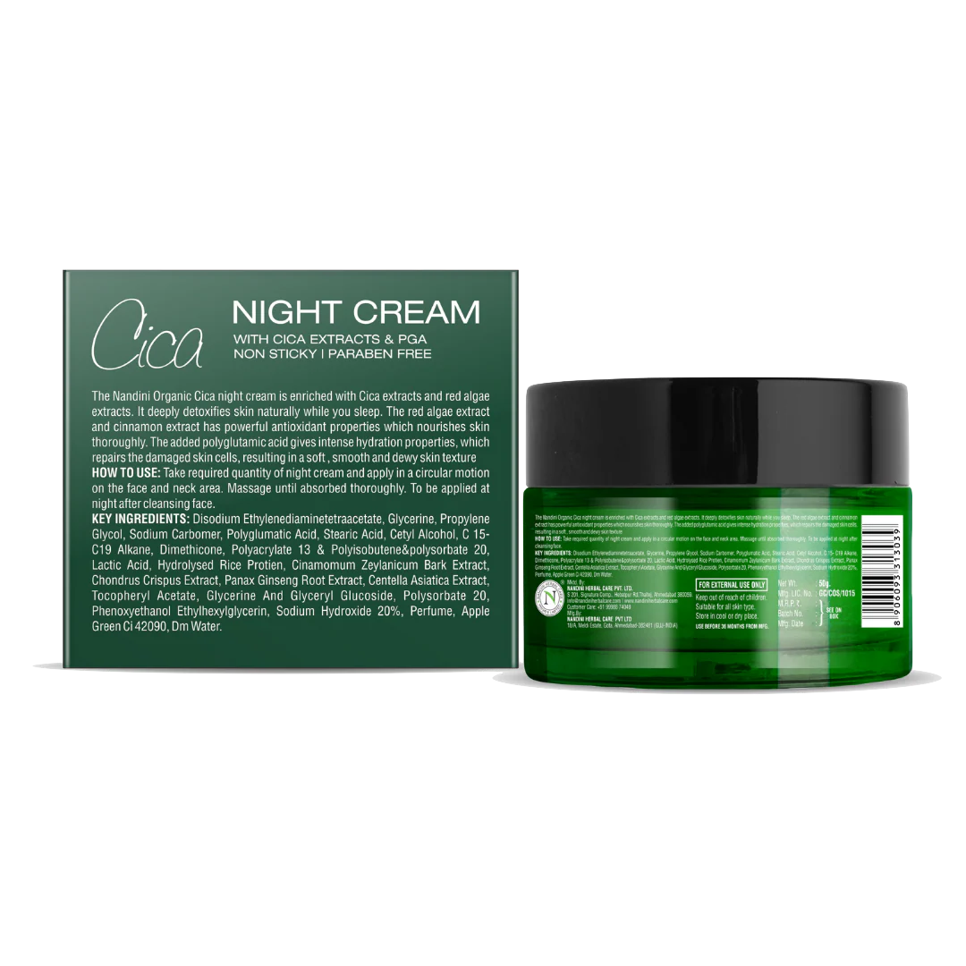 Nandini Organic Cica Night Cream