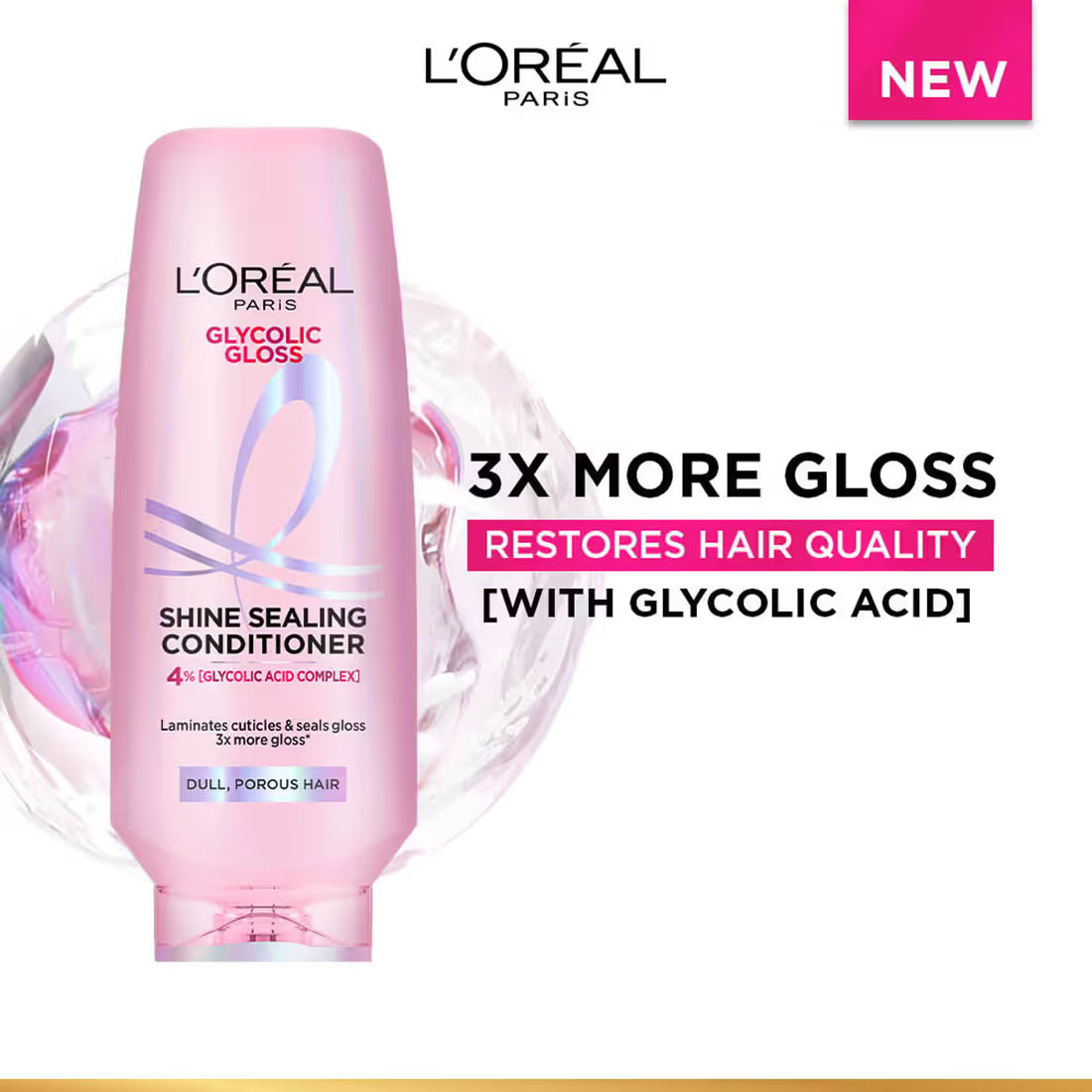 L’Oreal Paris Glycolic Gloss Conditioner Seals 3X Gloss