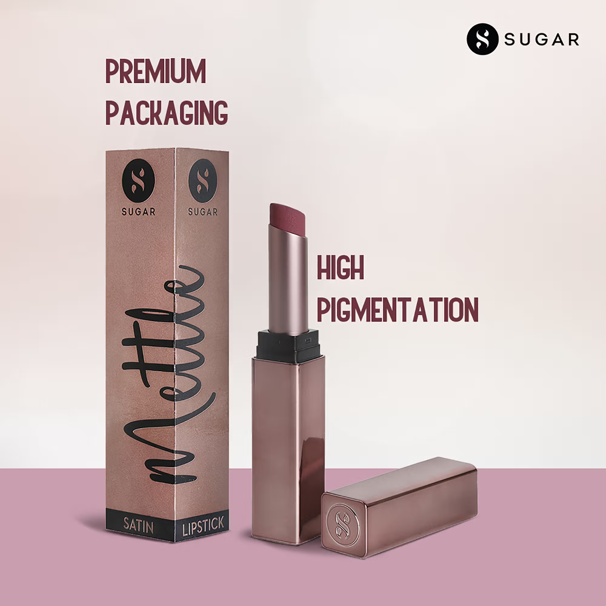 SUGAR Mettle Satin Lipstick