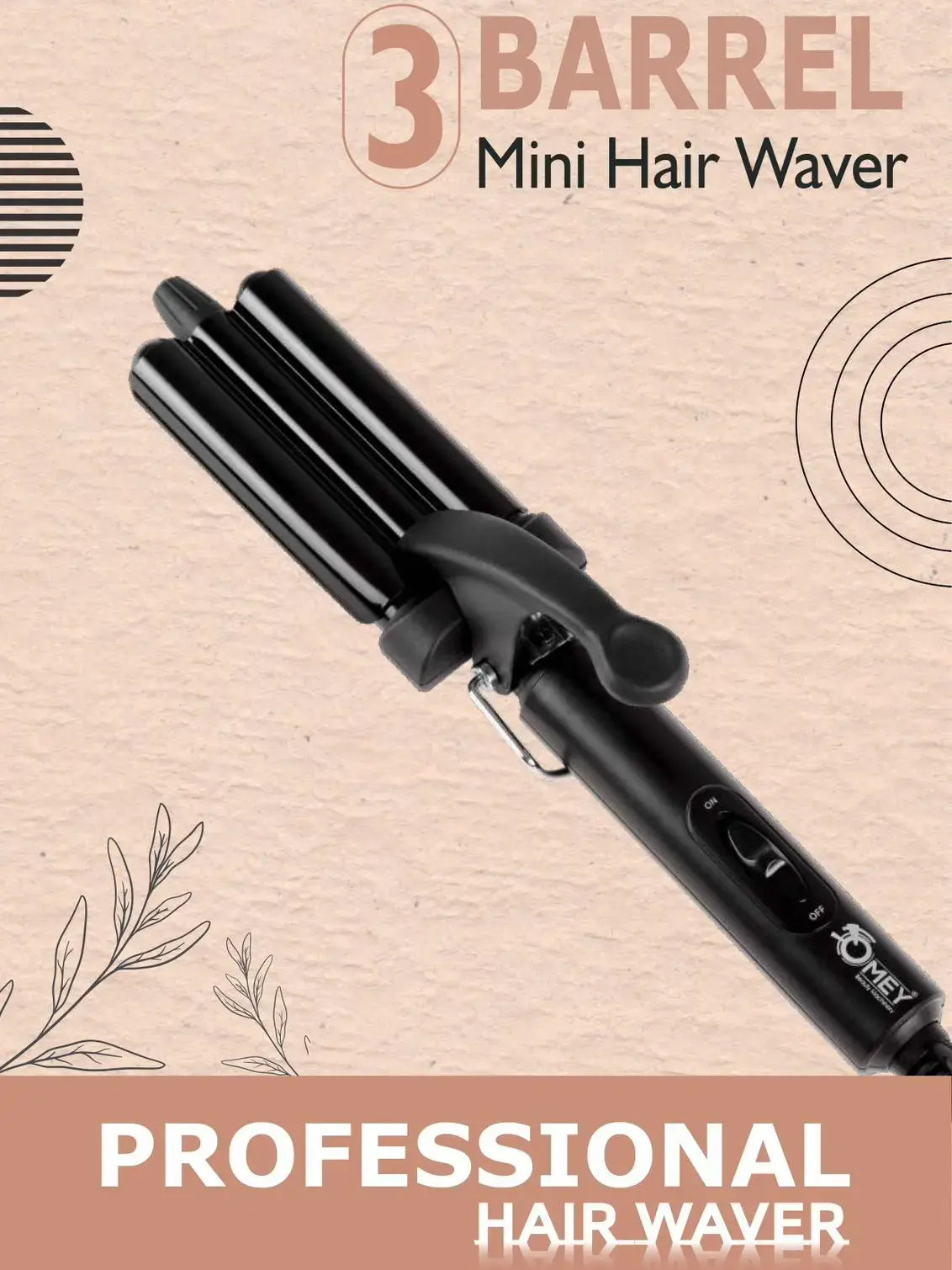 Omey 3 Barrel Mini Hair Waver