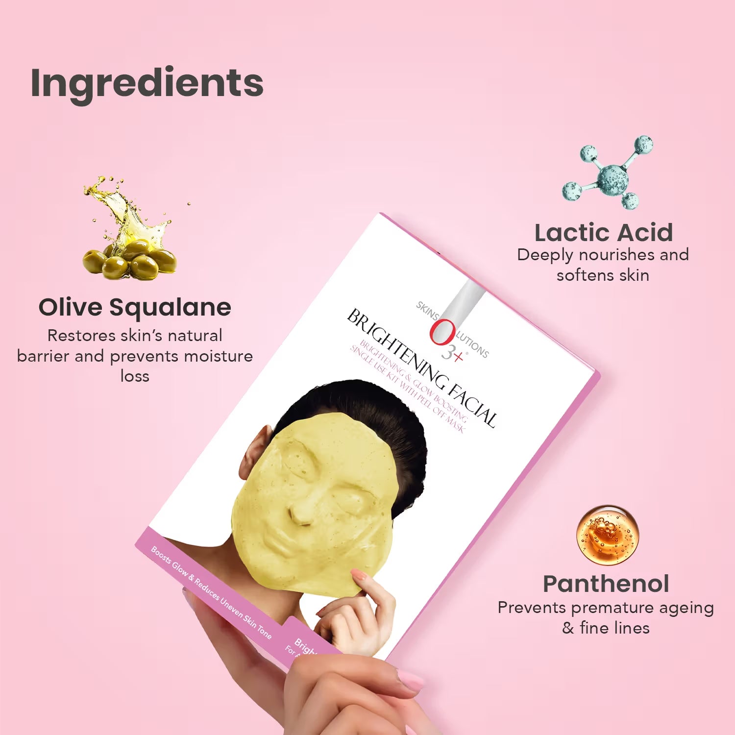 O3+ Brightening Facial Single Dose Kit for Glow Boosting