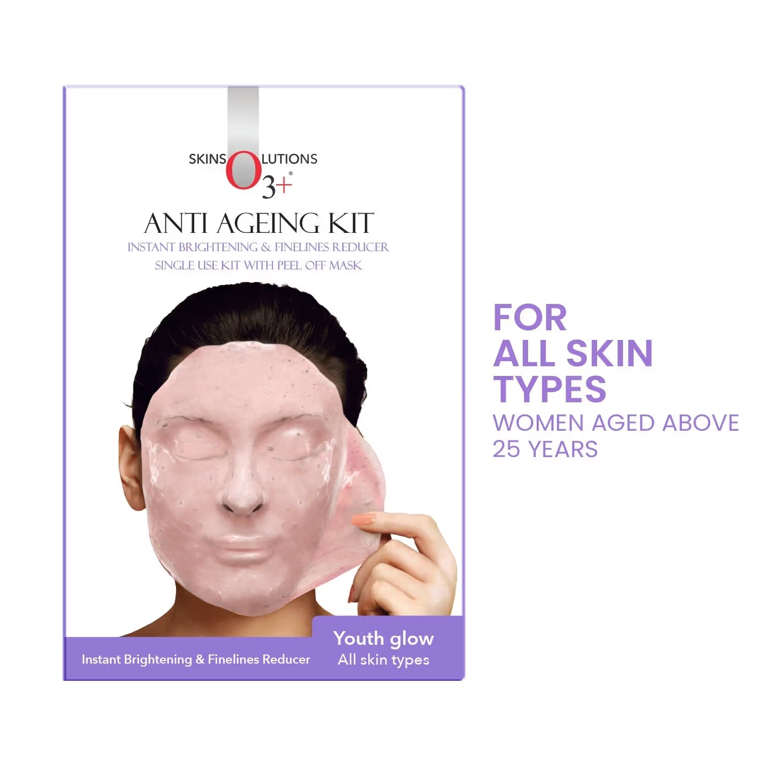 O3+ Anti Ageing Single Dose Facial Kit - Reduces Dark Spots, Fine Lines, and Wrinkles