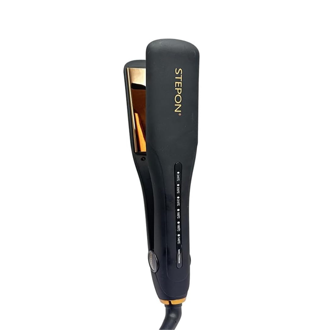 STEPON - Professional Hair Straightener Ultra Series 6 || Professional Flat Iron for Silky Smooth Hair || Fast Heating Technology || Ergonomic Design