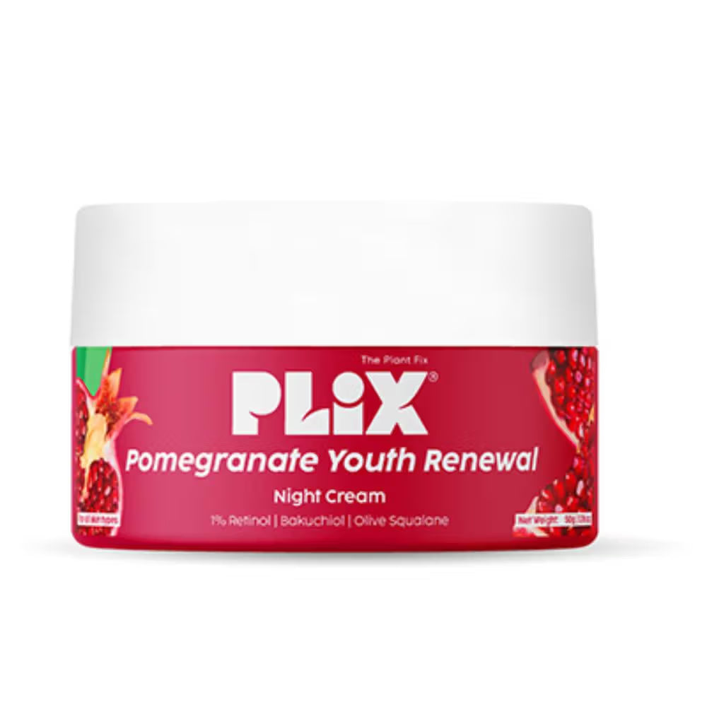 Plix 1.20% Retinol & 1% Bakuchi Oil Pomegranate Anti Ageing Night Cream