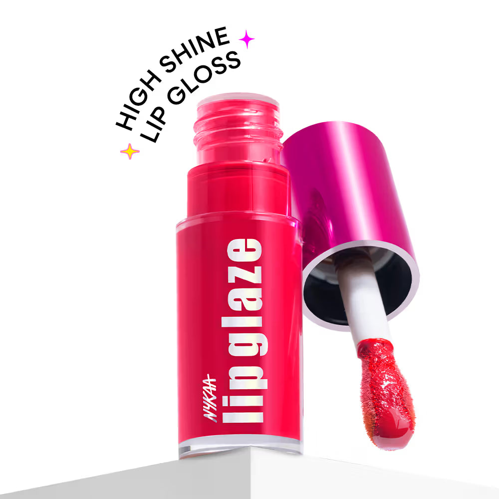 Nykaa Cosmetics Lip Glaze High Shine And Pigment Lip Gloss Oil