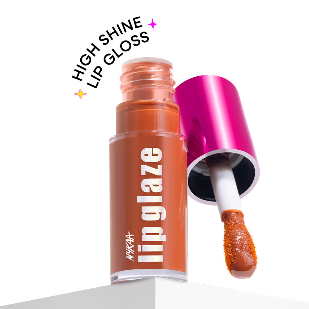 Nykaa Cosmetics Lip Glaze High Shine And Pigment Lip Gloss Oil