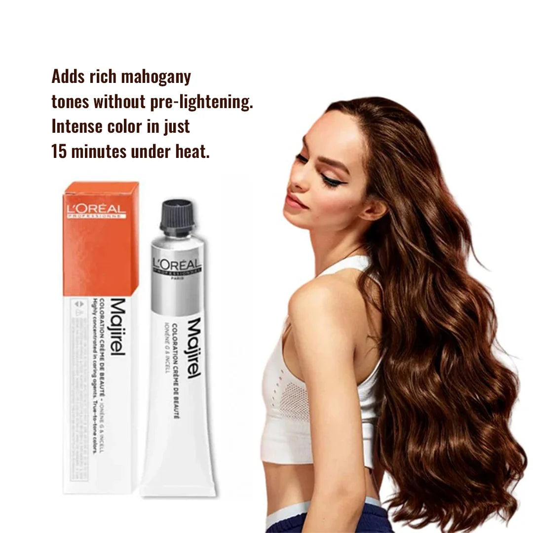 Loreal Majirel 4.45 Brown With Mahogany Copper