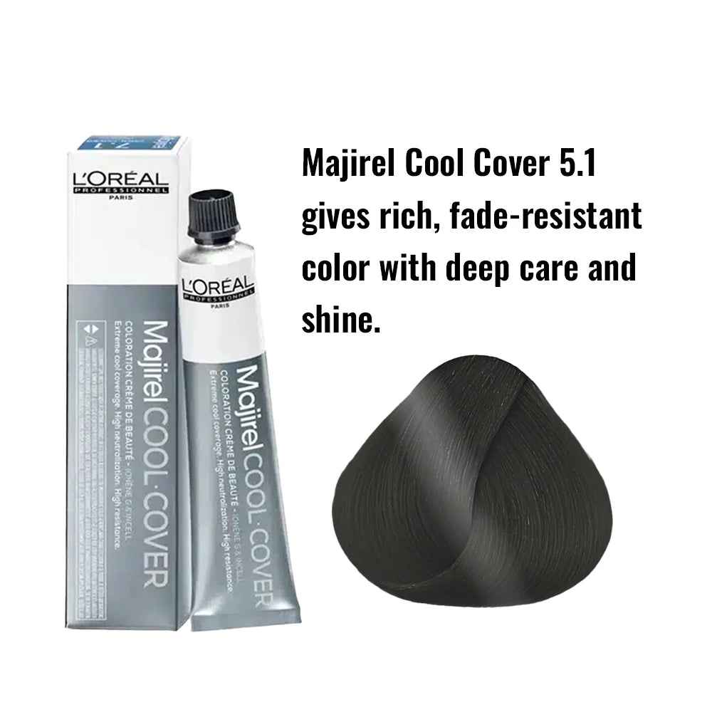 Loreal Majirel Cc 5.1 Light Brown With Ash