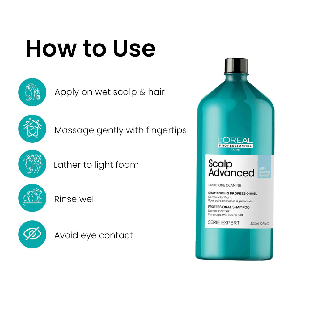 Loreal Professionnel Scalp Advanced Anti Dandruff Shampoo