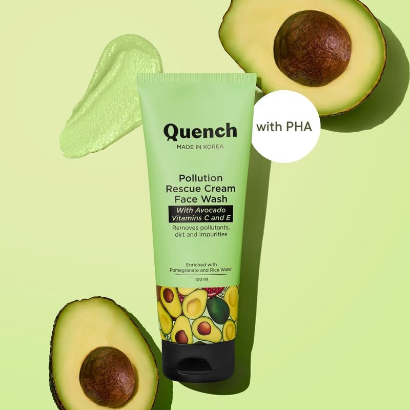 QUENCH BOTANICS Quench Pollution Rescue Cream Face Wash