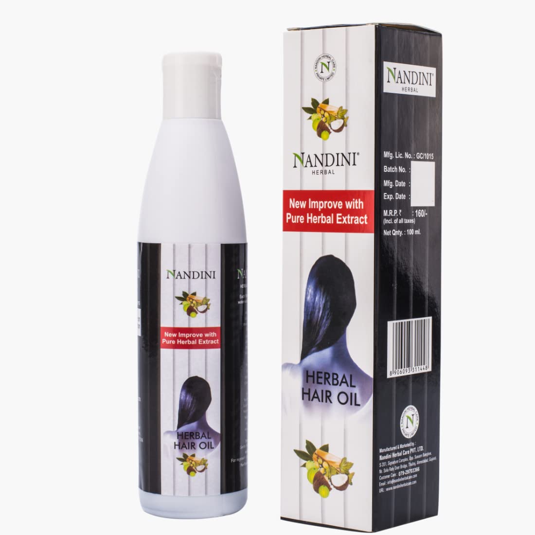 Nandini Herbal Hair oil With Pure Herbal extract