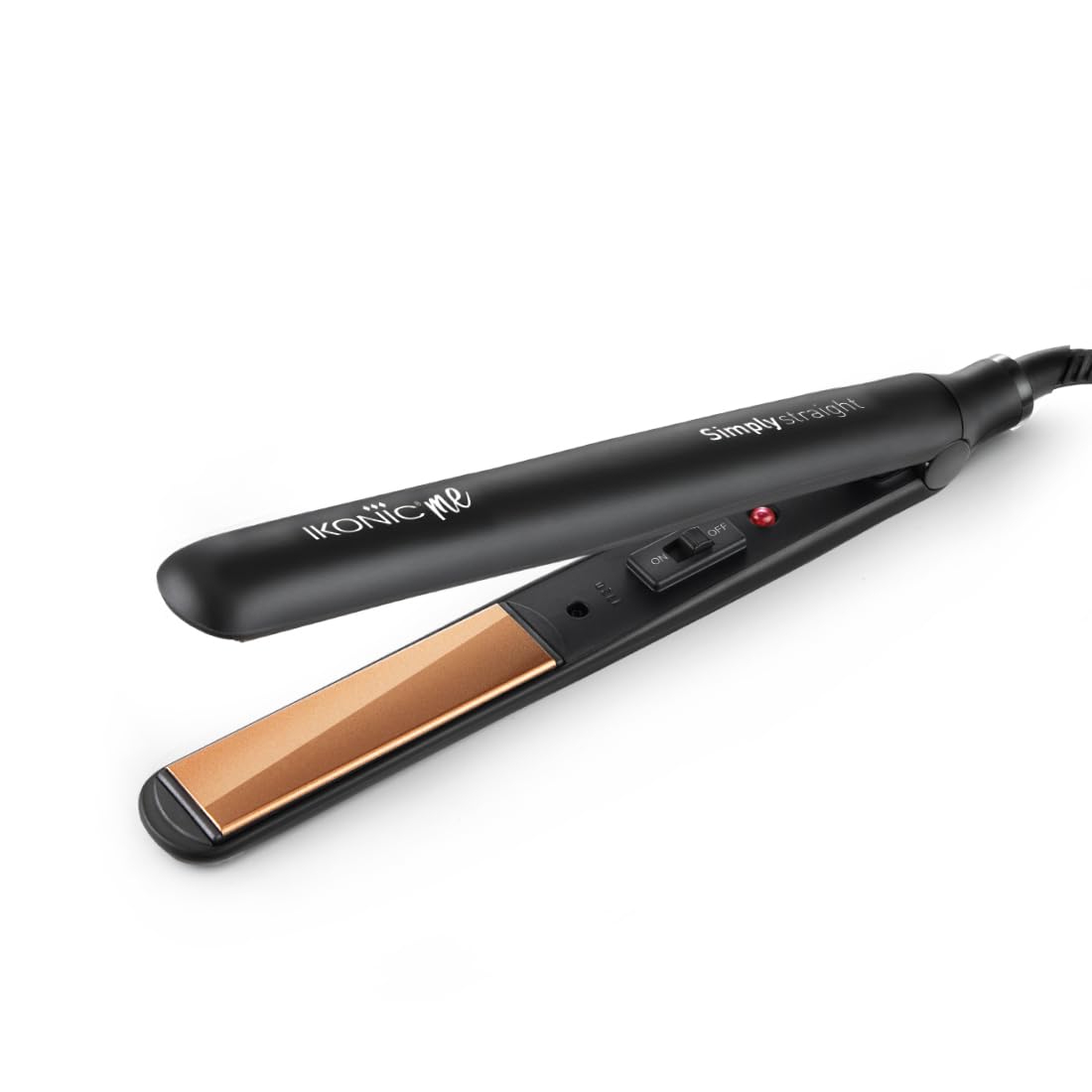 IKONIC Simply Straight Hair Straightener, Black