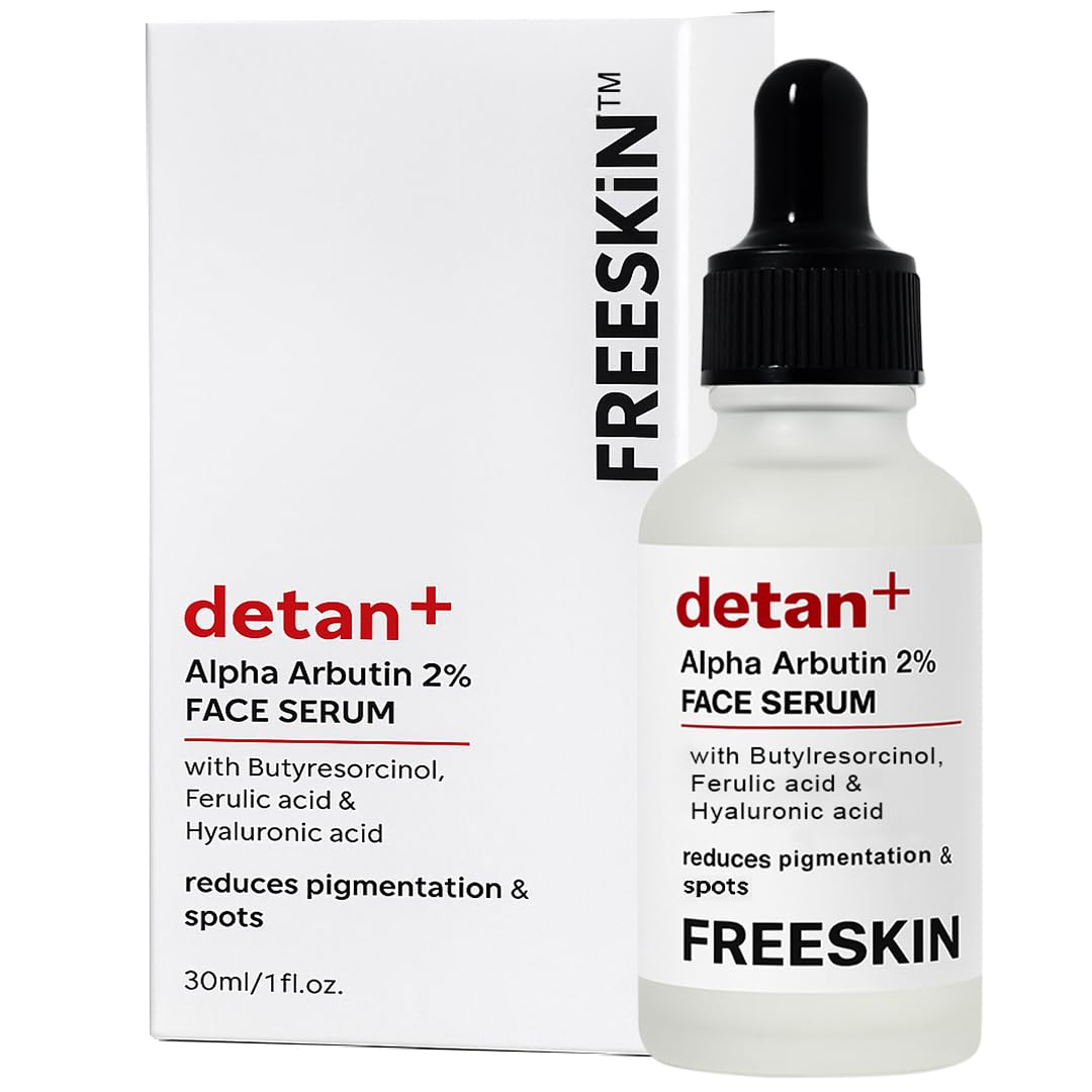 Free Skin De-Tan Face Serum with 2% Alpha Arbutin