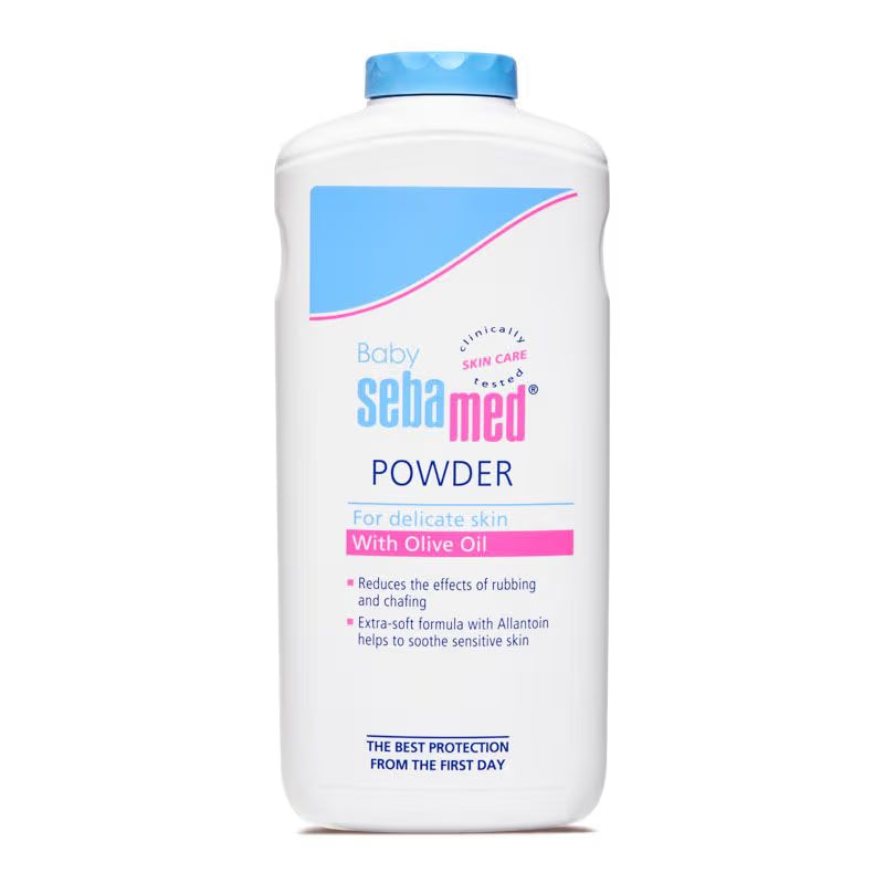 Sebamed Baby Powder, Olive Oil, Allantoin, Keeps Newborn’S Skin Fresh, Absorbs Sweat