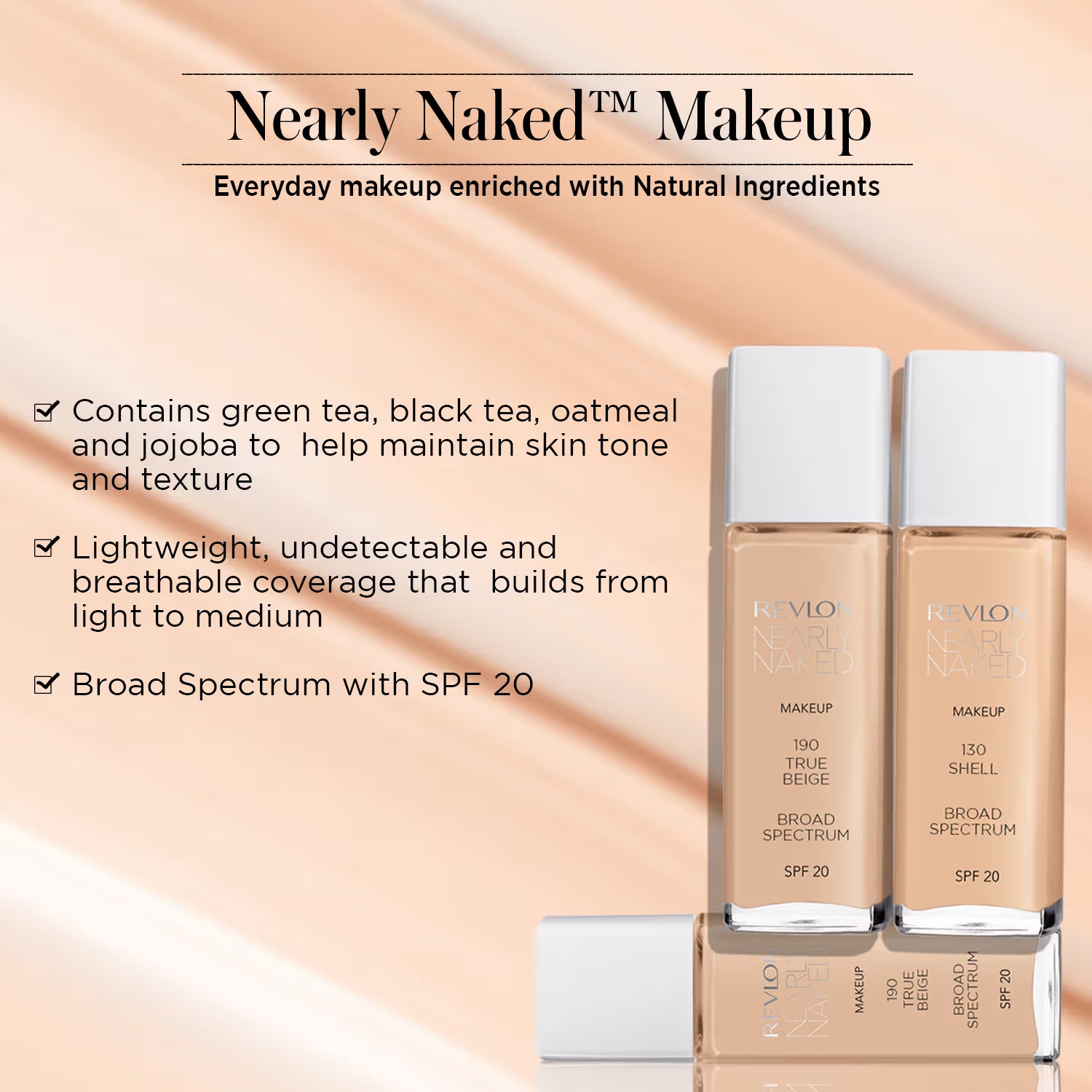Revlon Nearly Naked Make Up Spf 20 - Fresh Beige