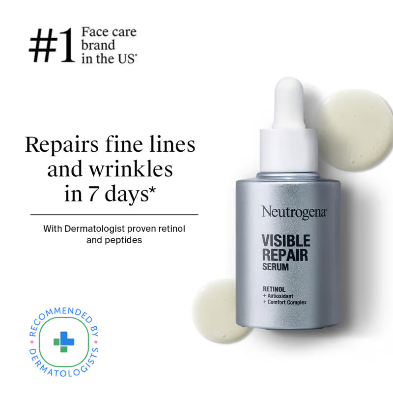 Neutrogena Visible Repair Anti-Ageing Retinol + Peptide Night Face Serum
