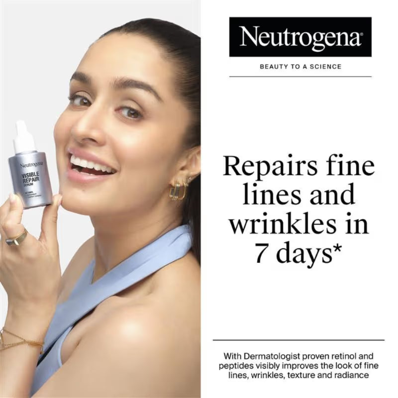 Neutrogena Visible Repair Anti-Ageing Retinol + Peptide Night Face Serum