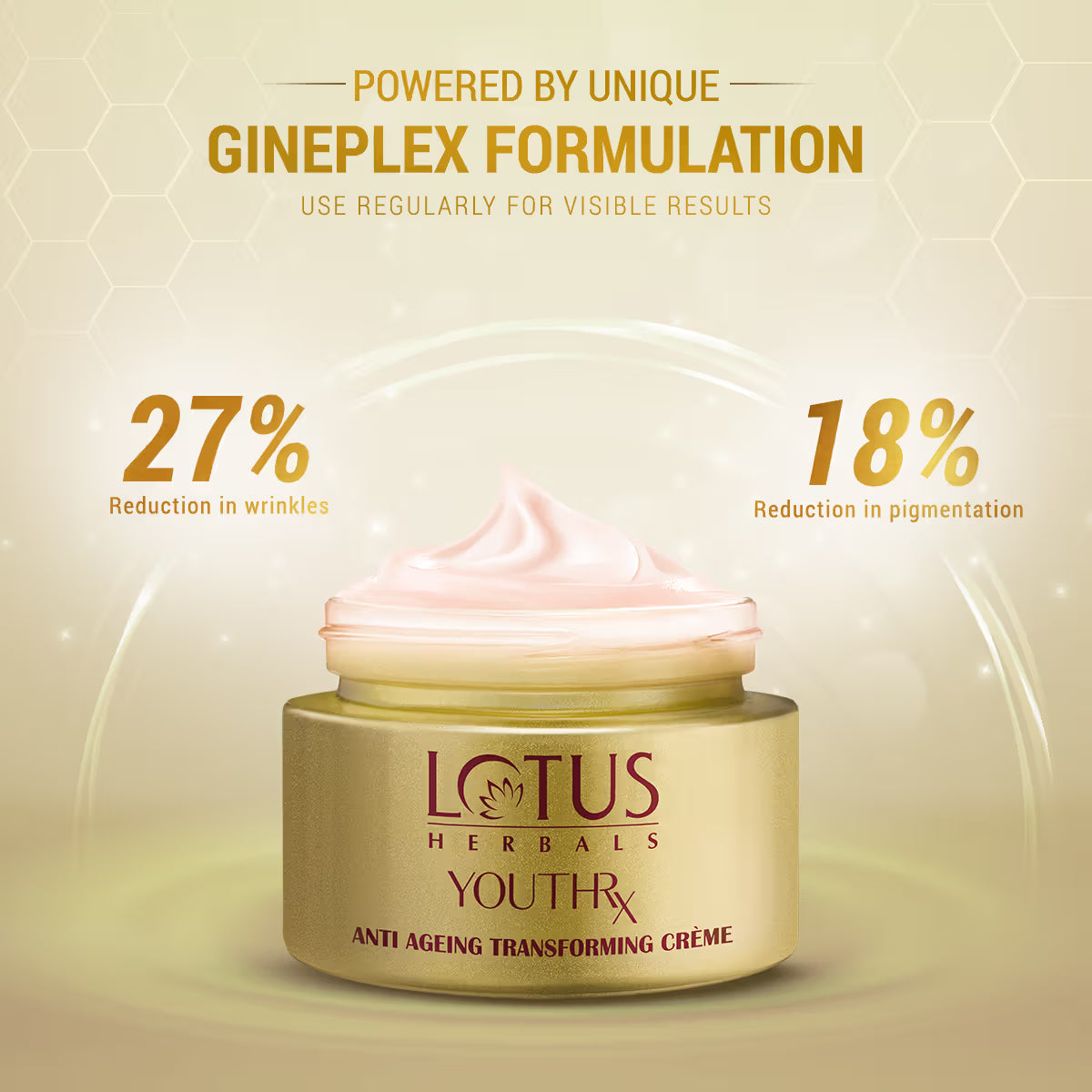 Lotus Herbals YouthRx Anti Ageing Transforming Face Cream SPF 25 , Reduce Dark Spots & Blemishes