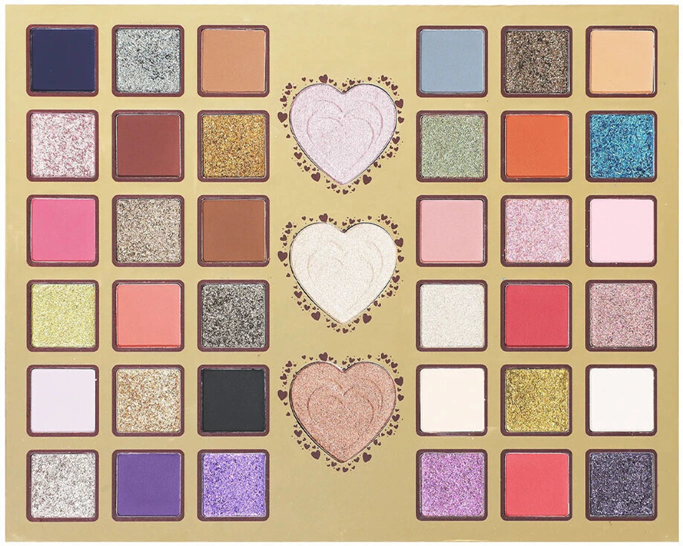 SHOPAAREL Heartbeat Matte Eyeshadow & Highlighter Palette